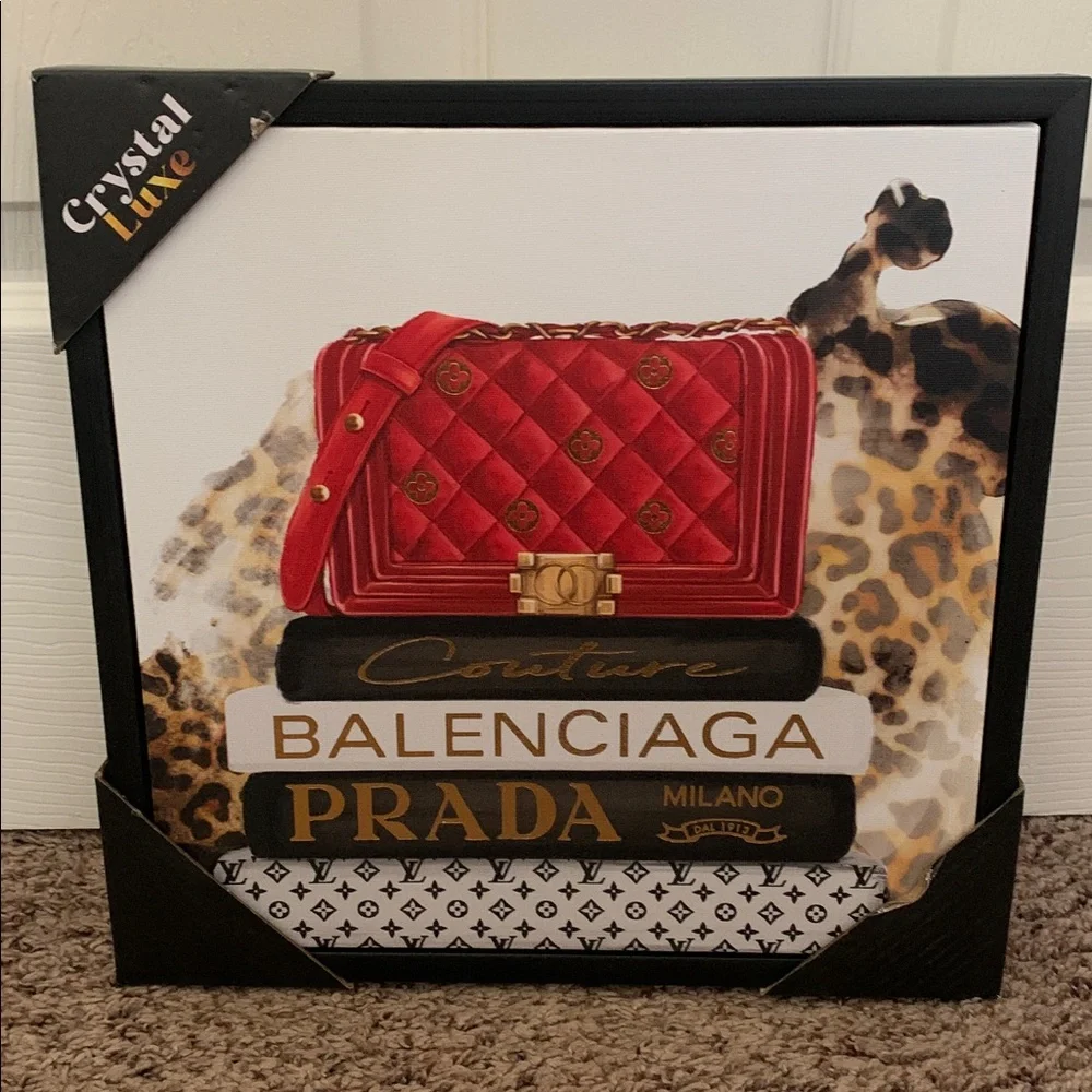 FASHION INSPIRED Clutch Bag Picture with Black Frame